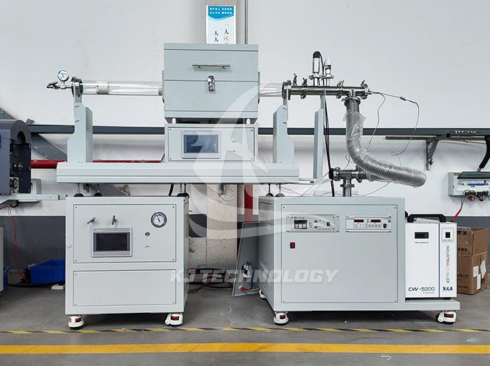 A slide vacuum tube brazing furnace that can quickly increase and decrease temperature (click on the picture to view product details)