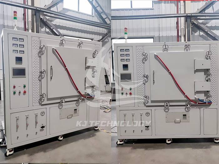 Customized graphite atmosphere brazing furnace (click on the image to view product details) Customized graphite atmosphere brazing furnace (click on the image to view product details)